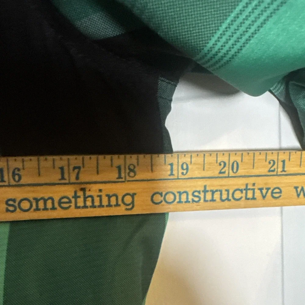 O'Neill Women's Plaid Hooded Jacket Green &‎ Black Faux Fur Trim Medium M - Picture 4 of 6